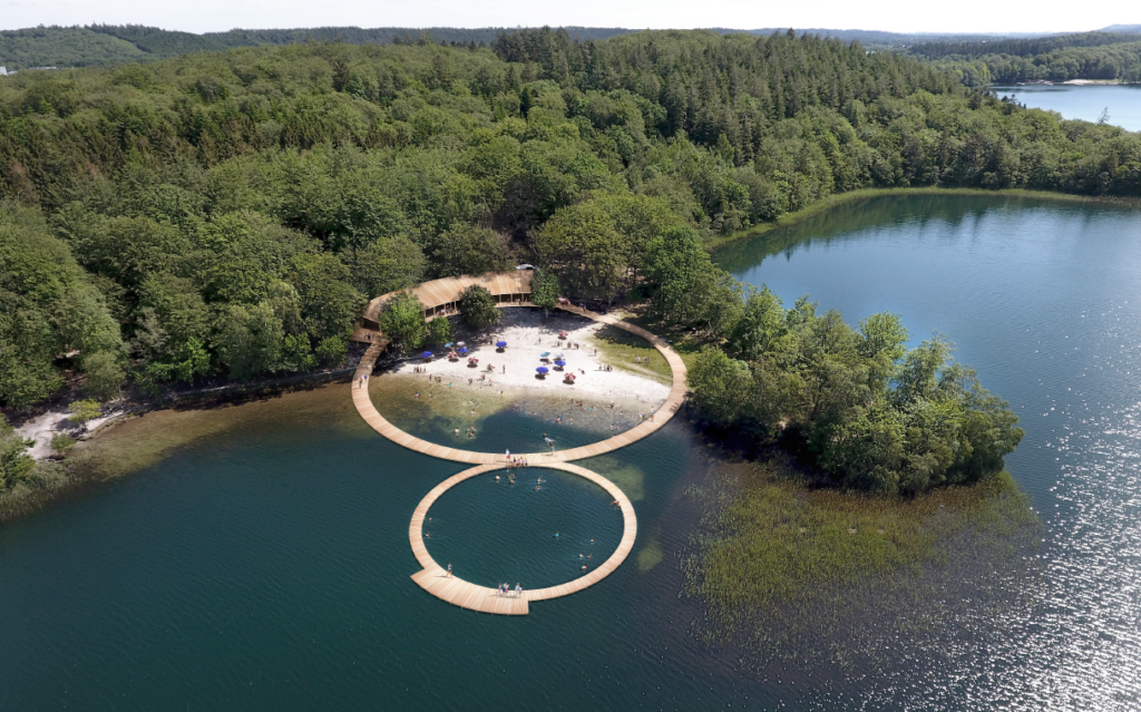 Vestre søbad drone